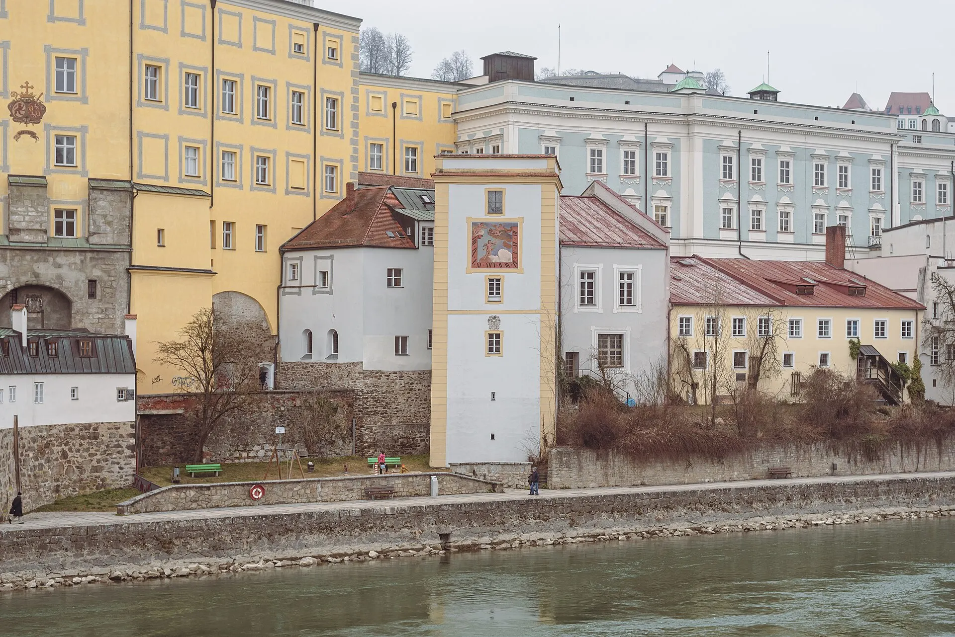 Hotel direkt am Innufer in Passau