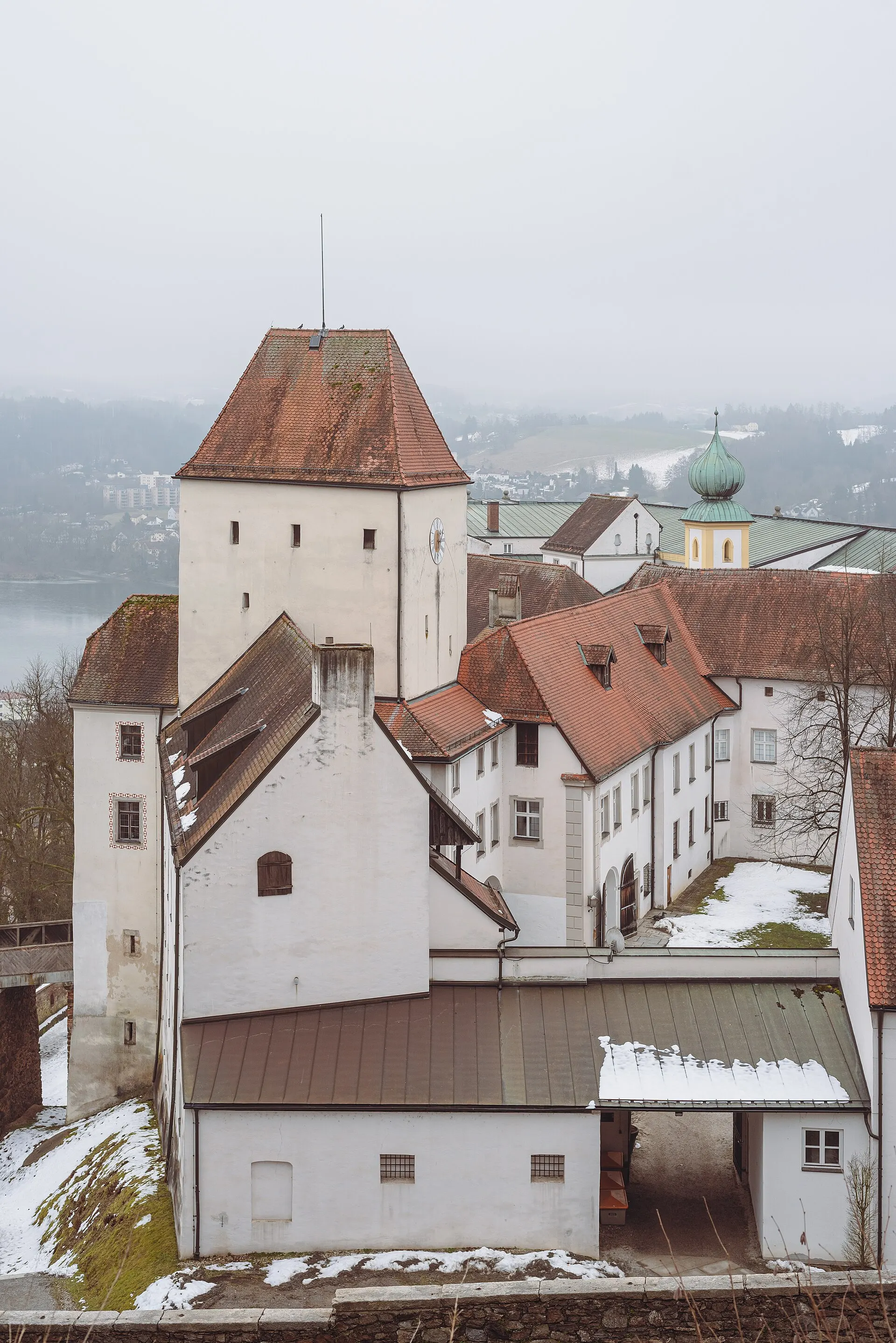 Restaurant mit Panoramablick von der Veste Oberhaus